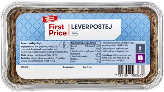 First Price leverpostej