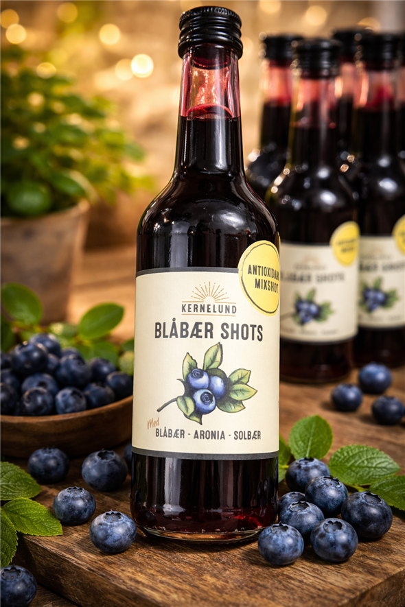Blåbær shot