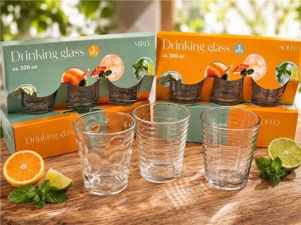 Drikkeglas 3pak