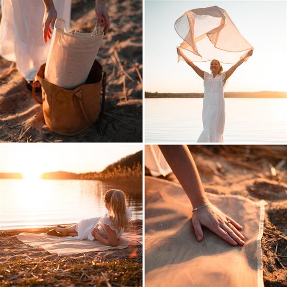 Sandfri Strandmåtte